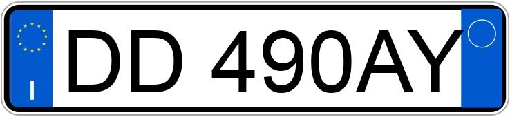 Numer rejestracyjny DD490AY posiada TOYOTA Corolla