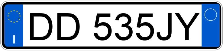 Numer rejestracyjny DD535JY posiada VOLKSWAGEN Golf 5a serie