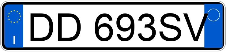 Numer rejestracyjny DD693SV posiada FIAT Grande Punto Numer rejestracyjny DD693SV posiada FIAT Grande Punto