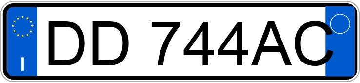 Numer rejestracyjny DD744AC posiada ALFA ROMEO 159 Numer rejestracyjny DD744AC posiada ALFA ROMEO 159