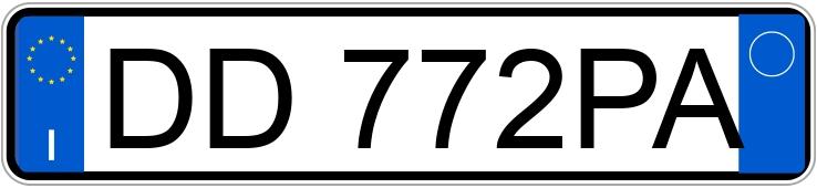 Numer rejestracyjny DD772PA posiada CHEVROLET Matiz 2a serie Numer rejestracyjny DD772PA posiada CHEVROLET Matiz 2a serie