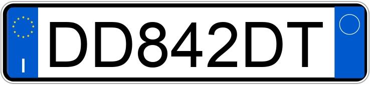 Numer rejestracyjny DD842DT posiada VOLKSWAGEN Golf 5a serie