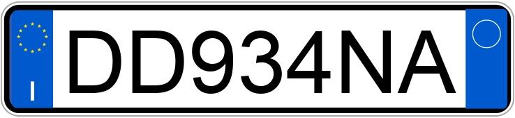 Numer rejestracyjny DD934NA posiada FIAT Grande Punto Numer rejestracyjny DD934NA posiada FIAT Grande Punto