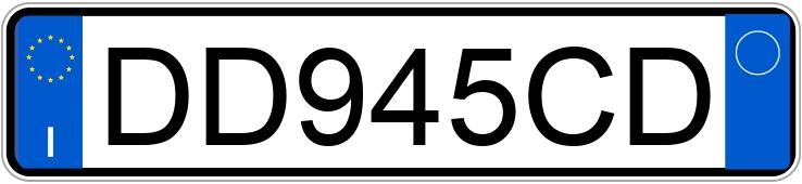 Numer rejestracyjny DD945CD posiada TOYOTA Yaris 2a serie