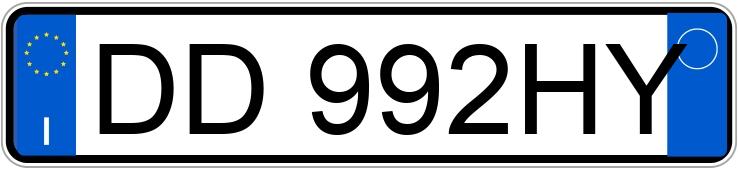 Numer rejestracyjny DD992HY posiada SEAT Altea