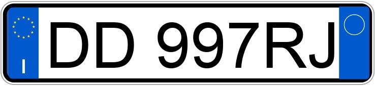 Numer rejestracyjny DD997RJ posiada VOLKSWAGEN Golf 5a serie Numer rejestracyjny DD997RJ posiada VOLKSWAGEN Golf 5a serie