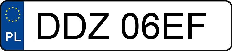 Numer rejestracyjny DDZ 06EF posiada VOLKSWAGEN Passat 1.8i Kat. MR`88 GT G60 syncro - DDZ06EF