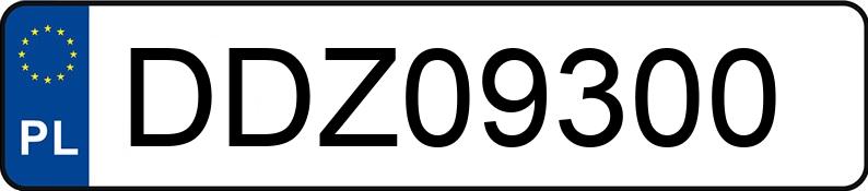 Numer rejestracyjny DDZ 09300 posiada AUDI A3 - DDZ09300