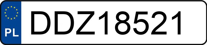 Numer rejestracyjny DDZ 18521 posiada VOLKSWAGEN Golf VII Variant 1.2 TSI MR`12 E6 Trendline BMT DSG - DDZ18521