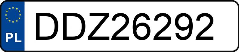 Numer rejestracyjny DDZ 26292 posiada TOYOTA TOYOTA YARIS - DDZ26292