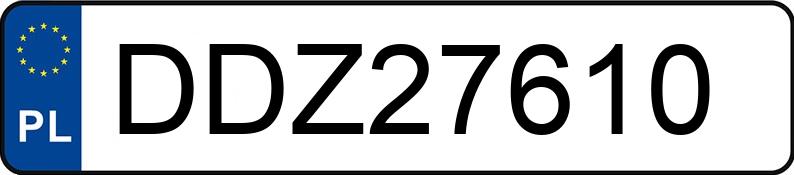 Numer rejestracyjny DDZ 27610 posiada BMW 320 Coupe CD Kat. MR`02 E3 E46 320 Coupe CD Kat. MR`02 E3 E46 - DDZ27610