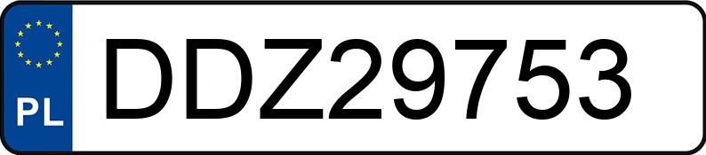 Numer rejestracyjny DDZ 29753 posiada FORD MONDEO - DDZ29753