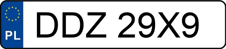 Numer rejestracyjny DDZ 29X9 posiada VOLKSWAGEN BORA - DDZ29X9