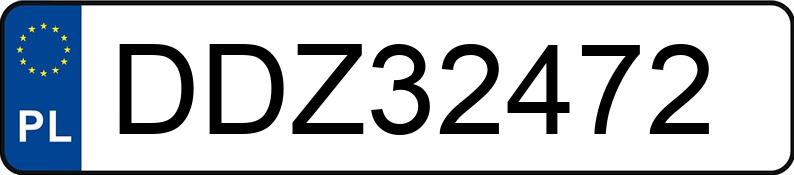 Numer rejestracyjny DDZ 32472 posiada OPEL ZAFIRA 2.0 DTI - DDZ32472