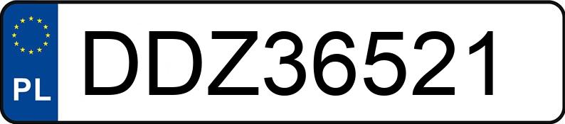 Numer rejestracyjny DDZ 36521 posiada RENAULT KANGOO - DDZ36521