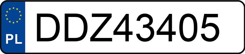 Numer rejestracyjny DDZ 43405 posiada OPEL/MOTOWEKTOR MOVANO - DDZ43405