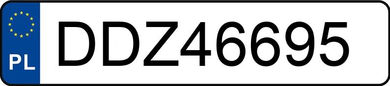 Numer rejestracyjny DDZ 46695 posiada AUDI A3 - DDZ46695