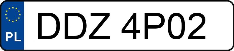 Numer rejestracyjny DDZ 4P02 posiada FORD MONDEO 1.8 16V - DDZ4P02