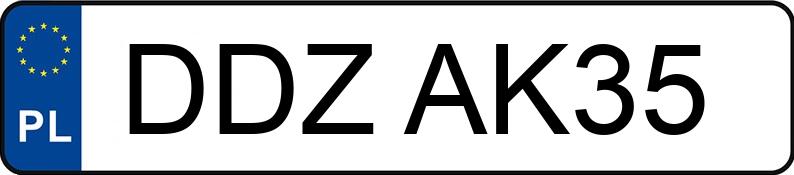 Numer rejestracyjny DDZ AK35 posiada SKODA OCTAVIA - DDZAK35