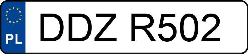 Numer rejestracyjny DDZ R502 posiada OPEL ASTRA G-CC - DDZR502