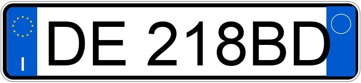 Numer rejestracyjny DE218BD posiada RENAULT Scenic 2a serie