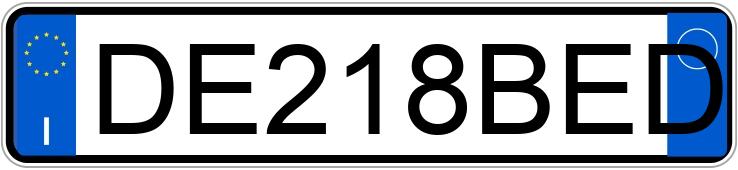 Numer rejestracyjny DE218BED posiada Toyota Rav4