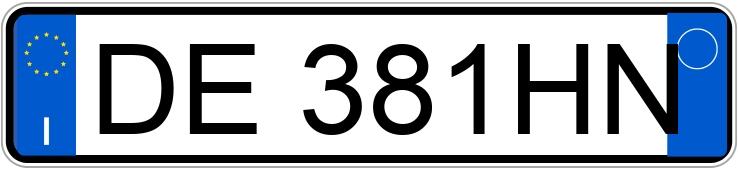 Numer rejestracyjny DE381HN posiada CITROEN C3 1a serie