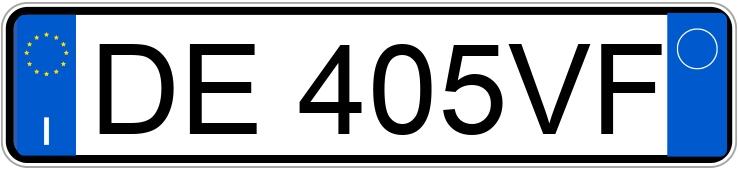 Numer rejestracyjny DE405VF posiada KIA Carens 2a serie