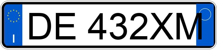Numer rejestracyjny DE432XM posiada MINI Mini 2a serie Numer rejestracyjny DE432XM posiada MINI Mini 2a serie