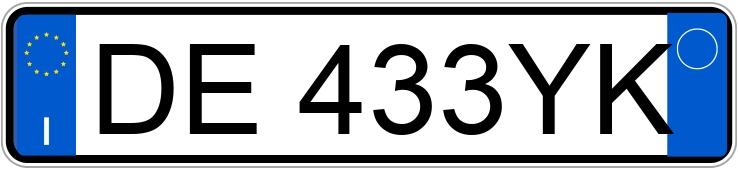 Numer rejestracyjny DE433YK posiada RENAULT Clio 3a serie Numer rejestracyjny DE433YK posiada RENAULT Clio 3a serie