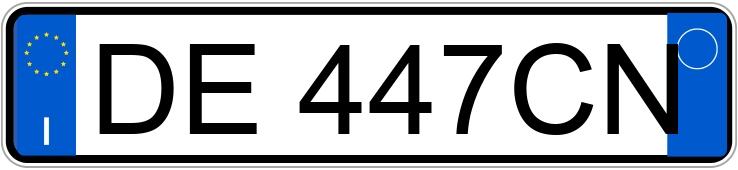 Numer rejestracyjny DE447CN posiada OPEL Corsa 4a serie Numer rejestracyjny DE447CN posiada OPEL Corsa 4a serie