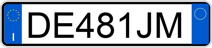 Numer rejestracyjny DE481JM posiada AUDI A6 3a serie Numer rejestracyjny DE481JM posiada AUDI A6 3a serie