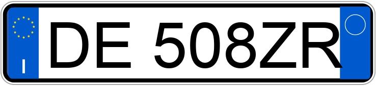 Numer rejestracyjny DE508ZR posiada LANCIA Phedra