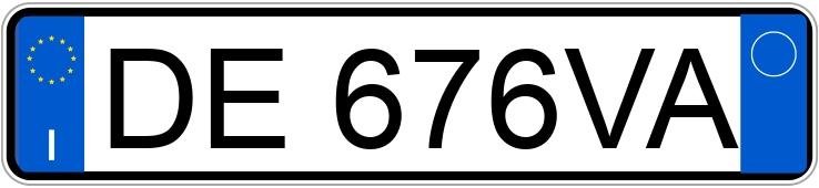 Numer rejestracyjny DE676VA posiada NISSAN Micra 3a serie