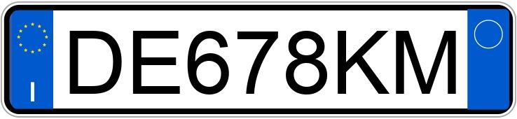 Numer rejestracyjny DE678KM posiada FIAT Punto 3a serie Numer rejestracyjny DE678KM posiada FIAT Punto 3a serie
