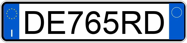 Numer rejestracyjny DE765RD posiada FORD Fusion