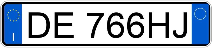 Numer rejestracyjny DE766HJ posiada PEUGEOT 407 1a serie