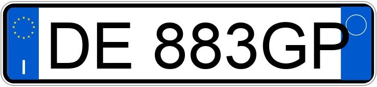 Numer rejestracyjny DE883GP posiada FIAT Panda 2a serie Panda 1.3 MJT 16V Emotion (51 kw)