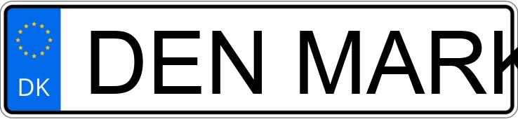 Numer rejestracyjny DENMARK posiada VOLKSWAGEN GOLF
