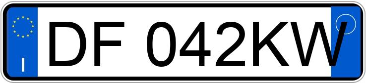 Numer rejestracyjny DF042KW posiada FORD Fiesta 5a serie