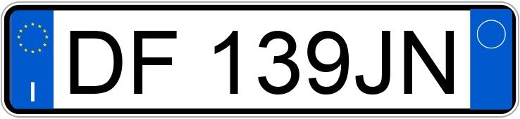 Numer rejestracyjny DF139JN posiada ALFA ROMEO 159