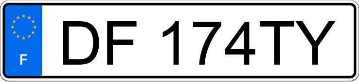 Numer rejestracyjny DF174TY posiada CITROEN BERLINGO II