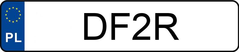 Numer rejestracyjny DF 2R posiada JEEP Wrangler Unlimited JL MR`19 E6d - DF2R