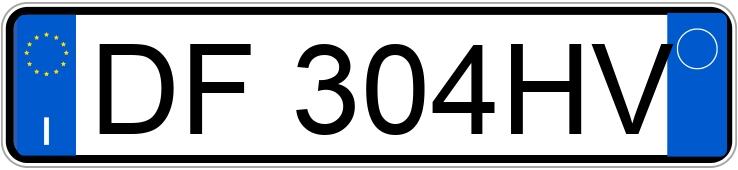 Numer rejestracyjny DF304HV posiada FIAT Grande Punto