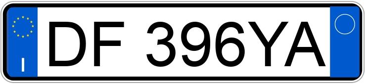 Numer rejestracyjny DF396YA posiada BMW Serie 3