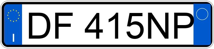 Numer rejestracyjny DF415NP posiada MERCEDES Classe A