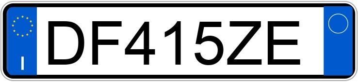 Numer rejestracyjny DF415ZE posiada VOLKSWAGEN Golf 5a serie Numer rejestracyjny DF415ZE posiada VOLKSWAGEN Golf 5a serie