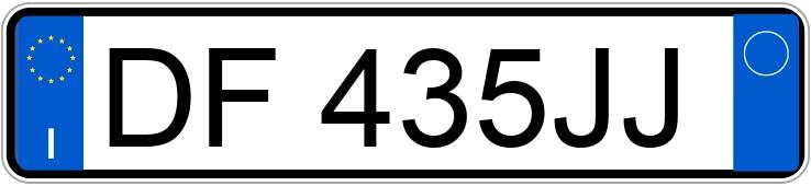 Numer rejestracyjny DF435JJ posiada DAIHATSU Terios 2a serie Numer rejestracyjny DF435JJ posiada DAIHATSU Terios 2a serie