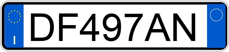 Numer rejestracyjny DF497AN posiada RENAULT Twingo 2a serie