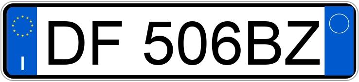 Numer rejestracyjny DF506BZ posiada ALFA ROMEO 159